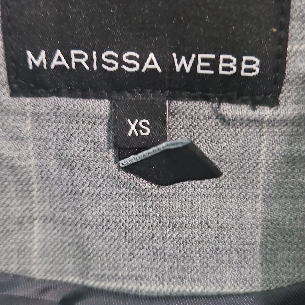 Marissa Webb Madison Boyfriend Blazer Classic Gray Size XS